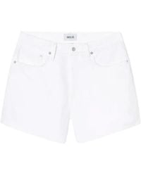 Agolde - Five-Pocket Denim Shorts - Lyst