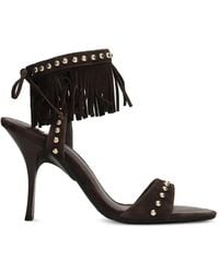 Marc Ellis - Fringed Stud-Embellished Sandals - Lyst