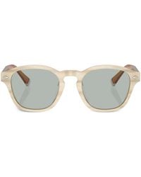 Brunello Cucinelli - Bc4006S Round-Frame Sunglasses - Lyst