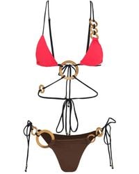 Amir Slama - Ring-Embellished Bikini Set - Lyst