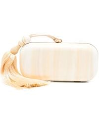 Cult Gaia - Small Yasmin Tassel-Embellished Clutch Bag - Lyst