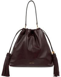 Etro - Large Leather Kalispera Bag With Tassels - Lyst