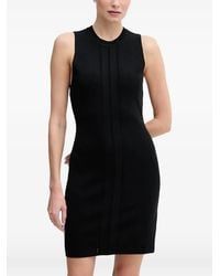 GAUDI - Ribbed-Knit Sleeveless Mini Dress - Lyst