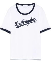 Sporty & Rich - Dodgers Ringer T-Shirt - Lyst