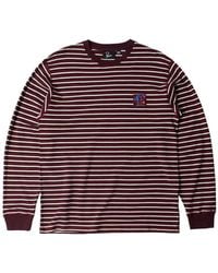 by Parra - Tripped Striped Pique Long-Sleeve T-Shirt - Lyst