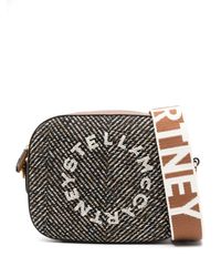 Stella McCartney - Crossbodytas Met Geborduurd Logo - Lyst