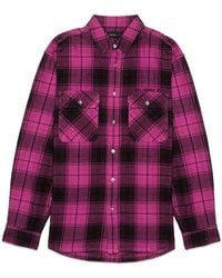 Purple Brand - Checked Cotton Shirt - Lyst