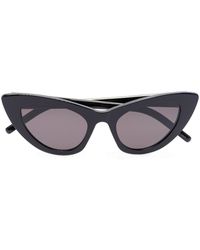 Saint Laurent - New Wave Sl Lily Cat-eye Frame Sunglasses - Lyst