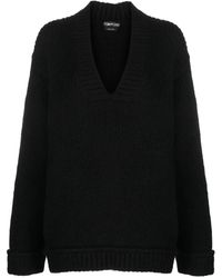 Tom Ford - V-Neck Pullover Jumper - Lyst