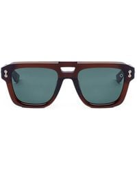 Akoni - Geometric-Frame Sunglasses - Lyst