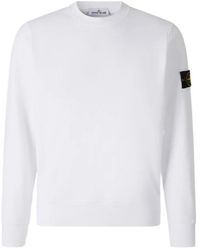 Stone Island - Logo-Patch Crew-Neck Sweater - Lyst
