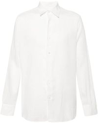 Zegna - Button-up Linen Shirt - Lyst
