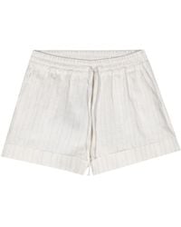 Twinset - Striped Drawstring Shorts - Lyst