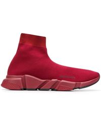 Balenciaga Exclusivité Farfetch - Baskets Speed - Rouge