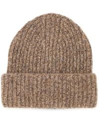 Soft Goat - Marled Ribbed-Knit Beanie Hat - Lyst