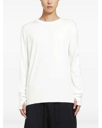 Thom Krom - Thumb-Slot Long-Sleeve T-Shirt - Lyst