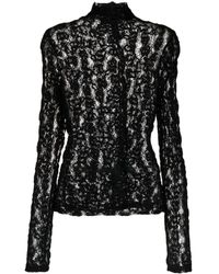 Rohe - High-neck Lace Top - Lyst