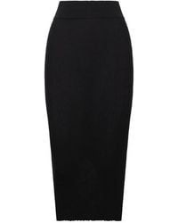 Rick Owens - Motivo Ribbed-Knit Skirt - Lyst