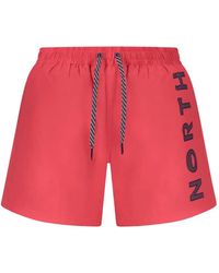 North Sails - Logo-Print Drawstring Swim Shorts - Lyst