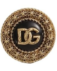 Dolce & Gabbana - Clip Earrings With Dg Logo - Lyst