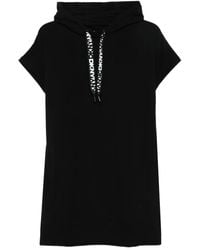 DKNY - Vestido Corto Con Capucha - Lyst