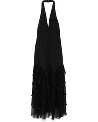 Twinset - Maxikleid Mit Rüschen - Lyst