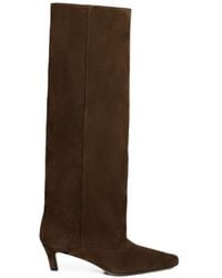 Sandro - Pointed-Toe Suede Boots - Lyst