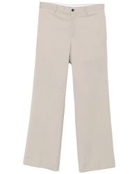 LC23 - Pressed-Crease Tailored Trousers - Lyst