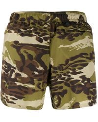 Givenchy - Camouflage-Print Swim Shorts - Lyst