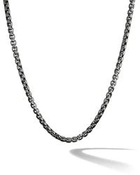 David Yurman - Sterling Box Chain Necklace (4.8Mm) - Lyst