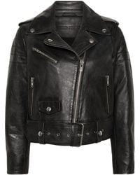 Stand Studio - Icon Mc Leather Biker Jacket - Lyst