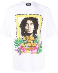 DSquared² - Camiseta Goth Surfer - Lyst