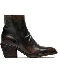 Officine Creative - Sydne 008 Zip Leather Boots - Lyst