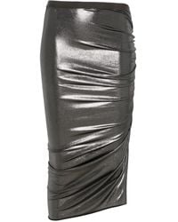 Rick Owens - Falda midi Svita - Lyst