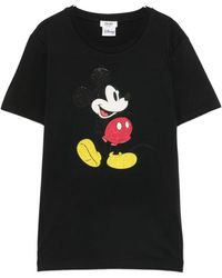 Liu Jo - X Disney Mickey Mouse Rhinestone-Embellished T-Shirt - Lyst