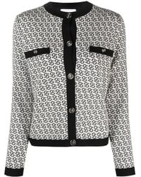 Ferragamo - Gancini Galoure Knitted Jacket - Lyst