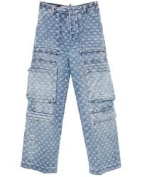 DSquared² - Monogram-Pattern Multi-Pocket Jeans - Lyst