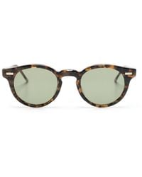 Thom Browne - Tortoiseshell Round-frame Sunglasses - Lyst