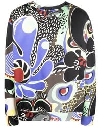 Moschino - Graphic-Print Crew Neck Sweatshirt - Lyst