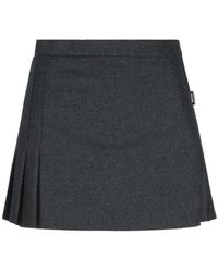 Prada - Mini-Jupe Re-Wool - Lyst