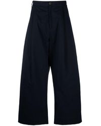 Studio Nicholson - Wide-leg High-waisted Trousers - Lyst