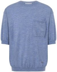 Moschino - Fine-Knit T-Shirt - Lyst