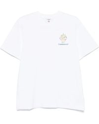 CASABLANCA - T-Shirt Mit Print - Lyst