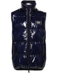 DSquared² - Quilted Down Padded Vest - Lyst