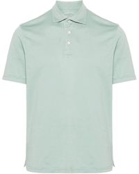 Fedeli - Cutaway-collar Polo Shirt - Lyst