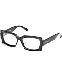 Max Mara Eyewear - Rectangle-Frame Glasses - Lyst