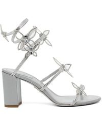 Rene Caovilla - 80Mm Crystal-Embellished Sandals - Lyst