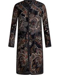 Etro - Reversible Coat With Paisley Print - Lyst