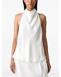 Bardot - Solene Halterneck Open-Back Top - Lyst