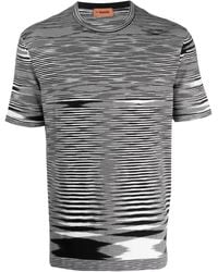 Missoni - Geometric-Print Cotton T-Shirt - Lyst